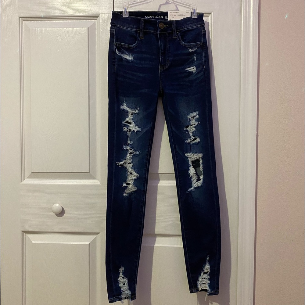 American Eagle Skinny Ripped Jeans